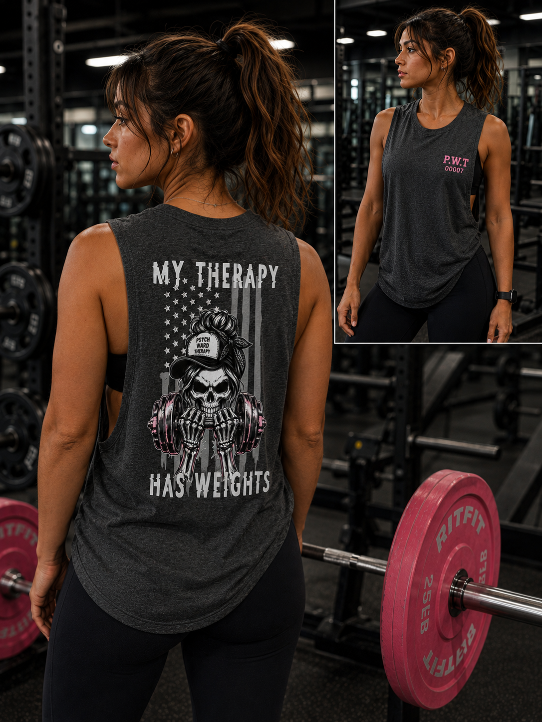 My Therapy Has Weights Women's Tank