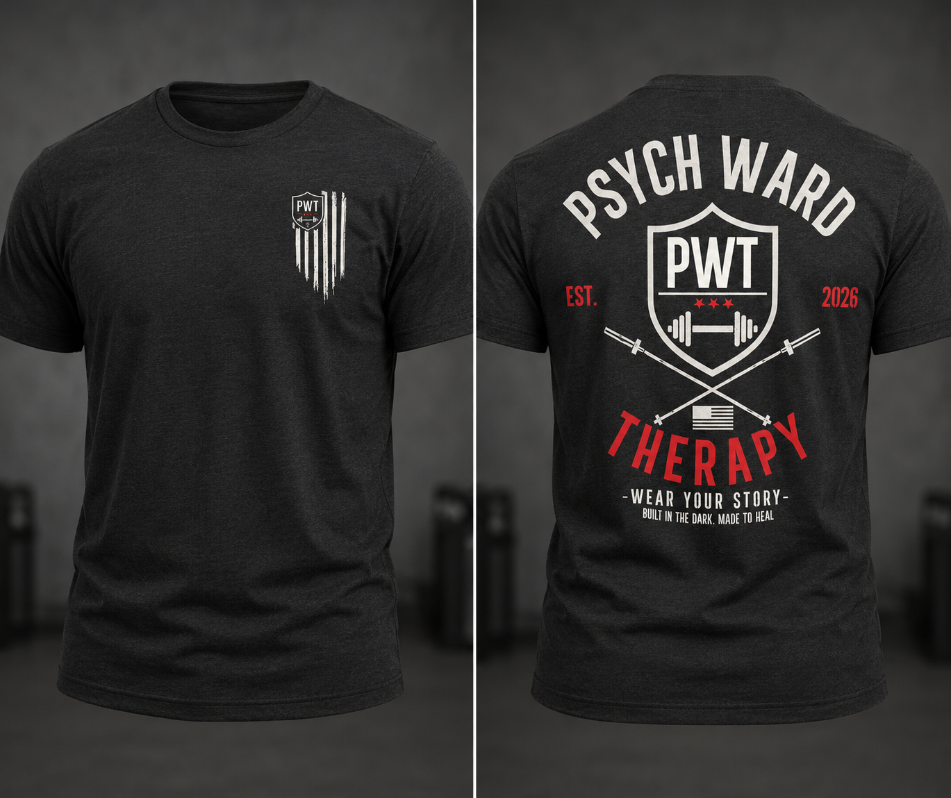 Men's PWT Shield Tee – Black