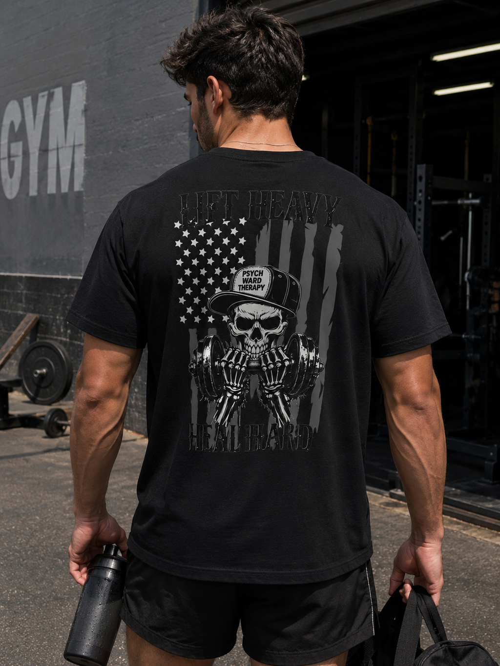 Men's Lift Heavy, Heal Hard Tee