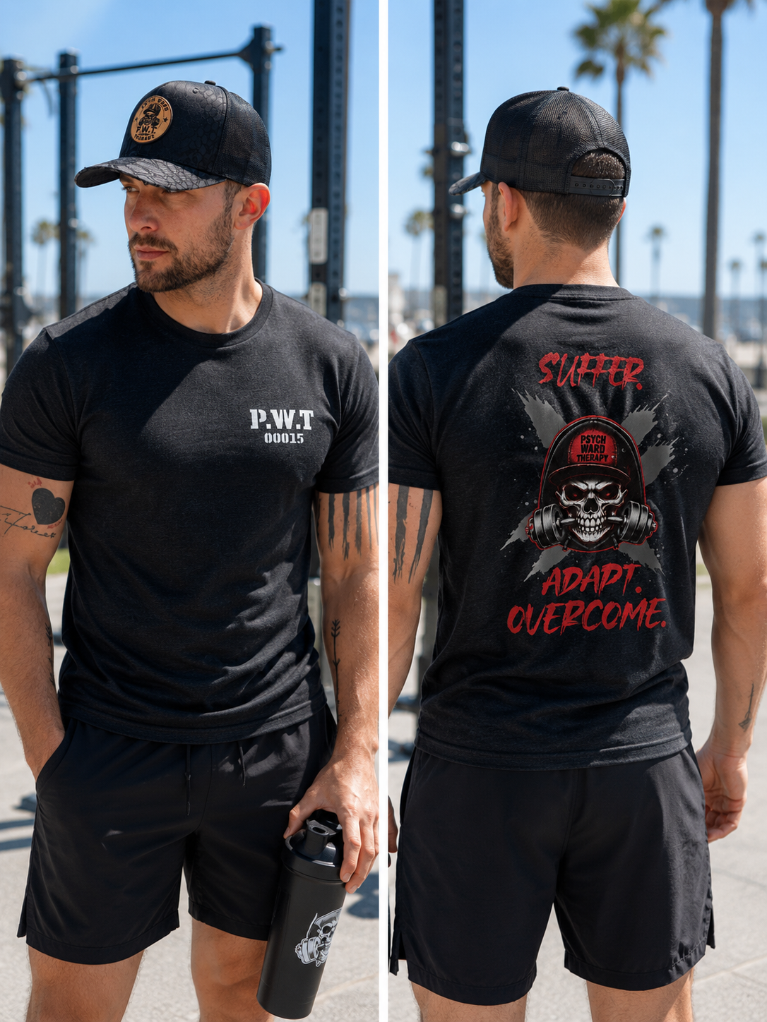 Mens PWT Suffer. Adapt. Overcome. Tee