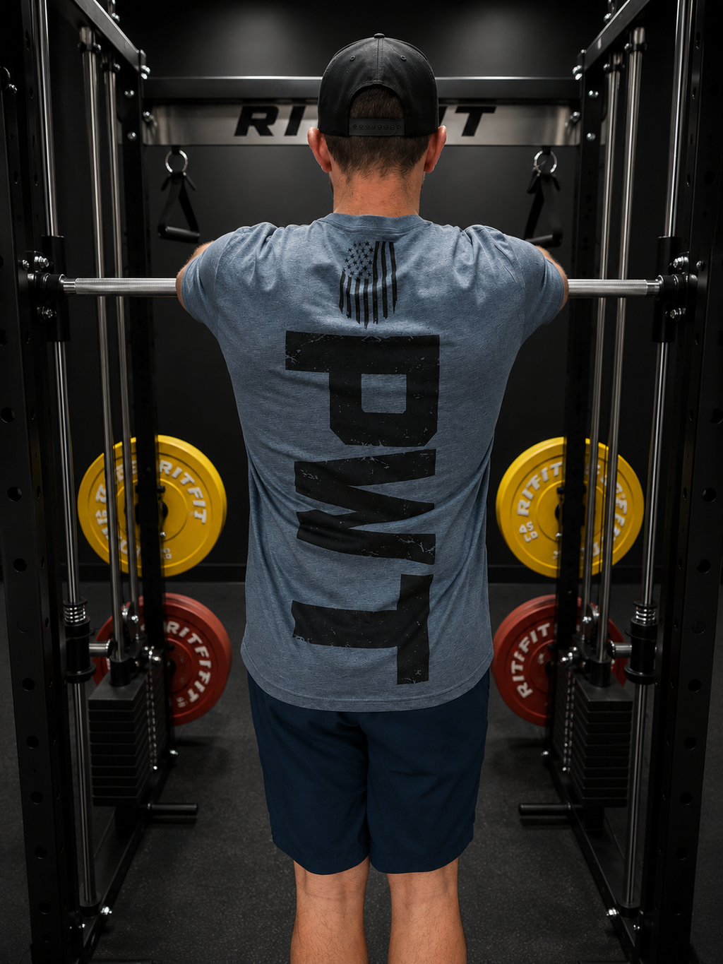 Men's PWT Signature Tee – Heather Blue