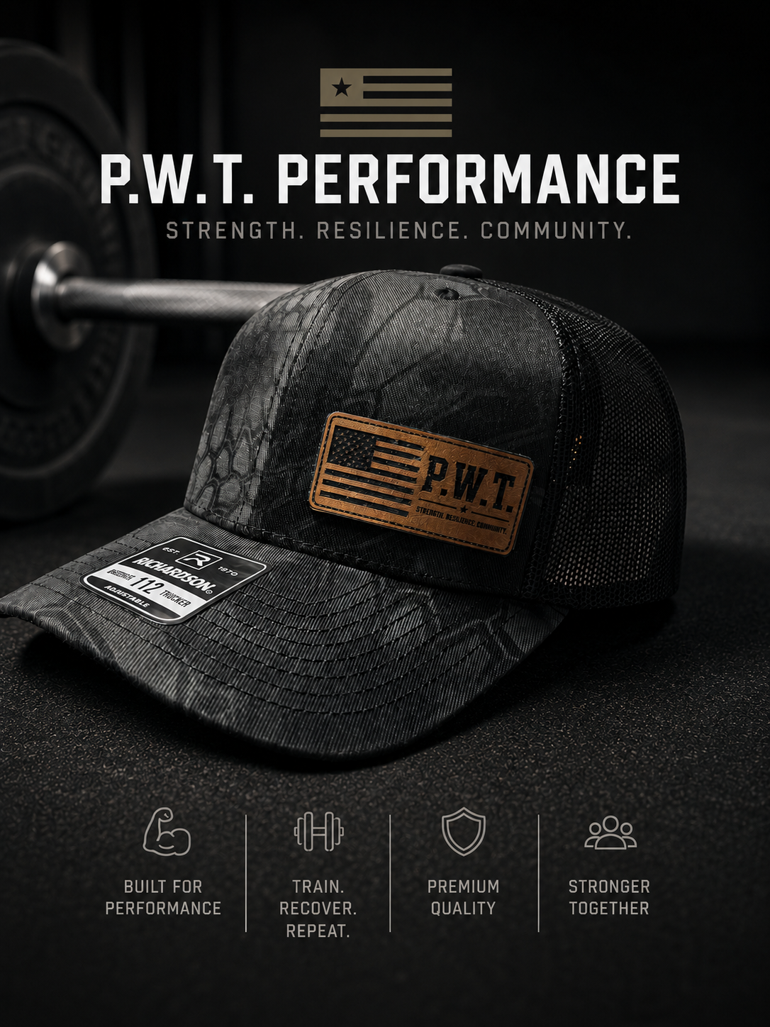P.W.T. Performance Trucker Hat