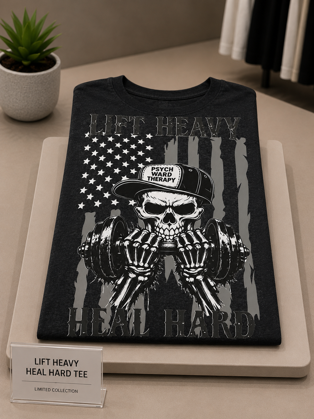Men's Lift Heavy, Heal Hard Tee