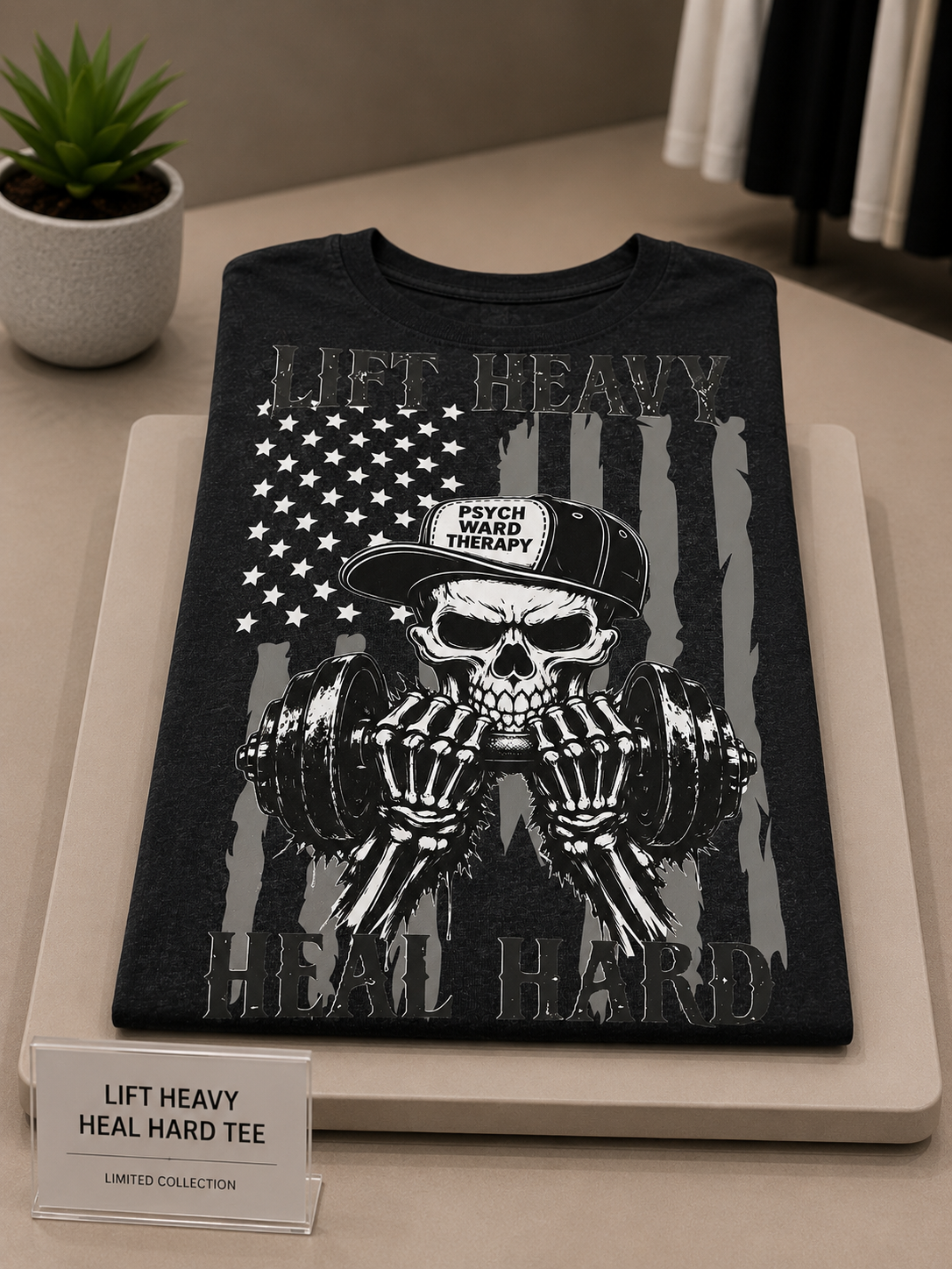Men's Lift Heavy, Heal Hard Tee