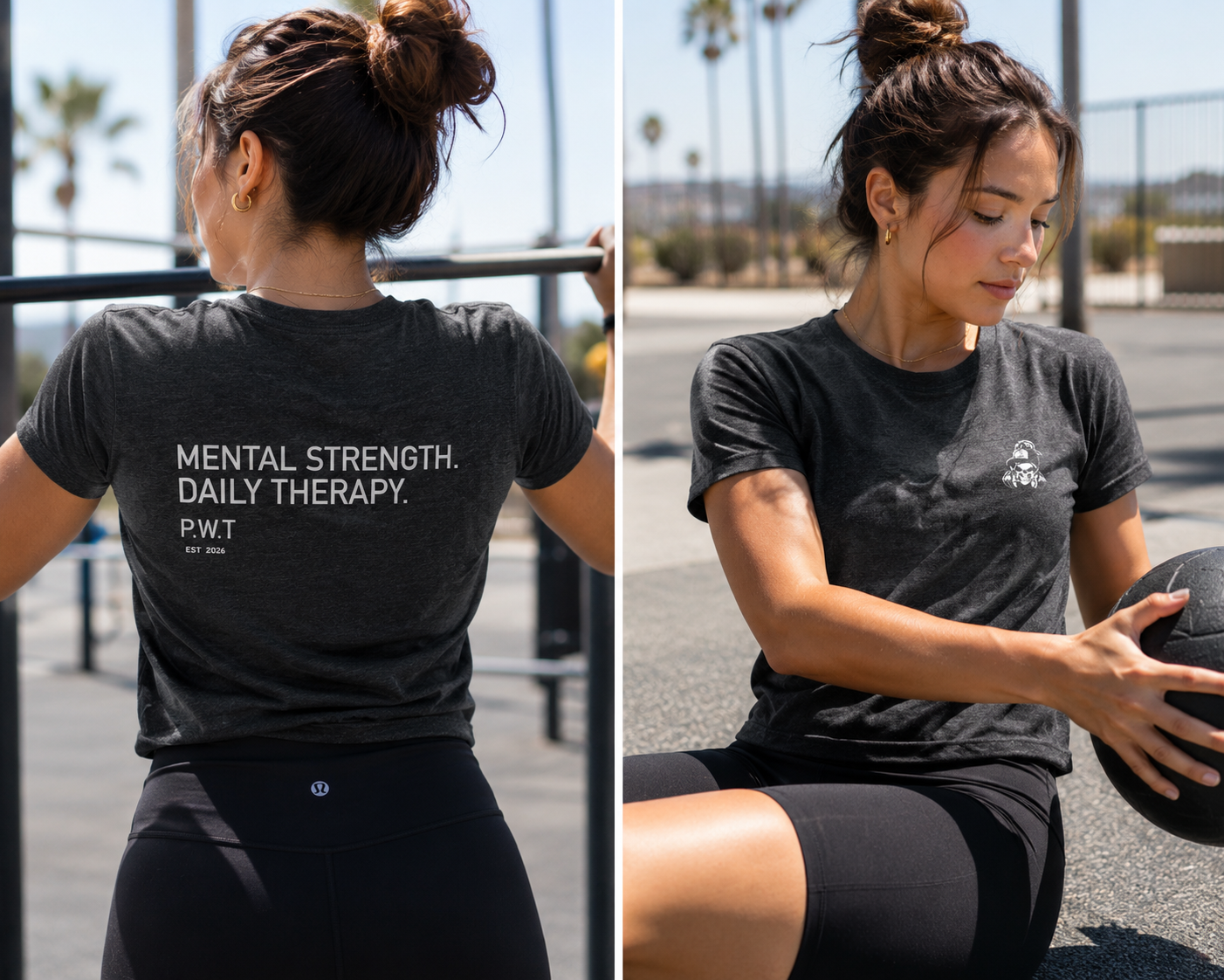 Mental Strength. Daily Therapy. Women's Tee