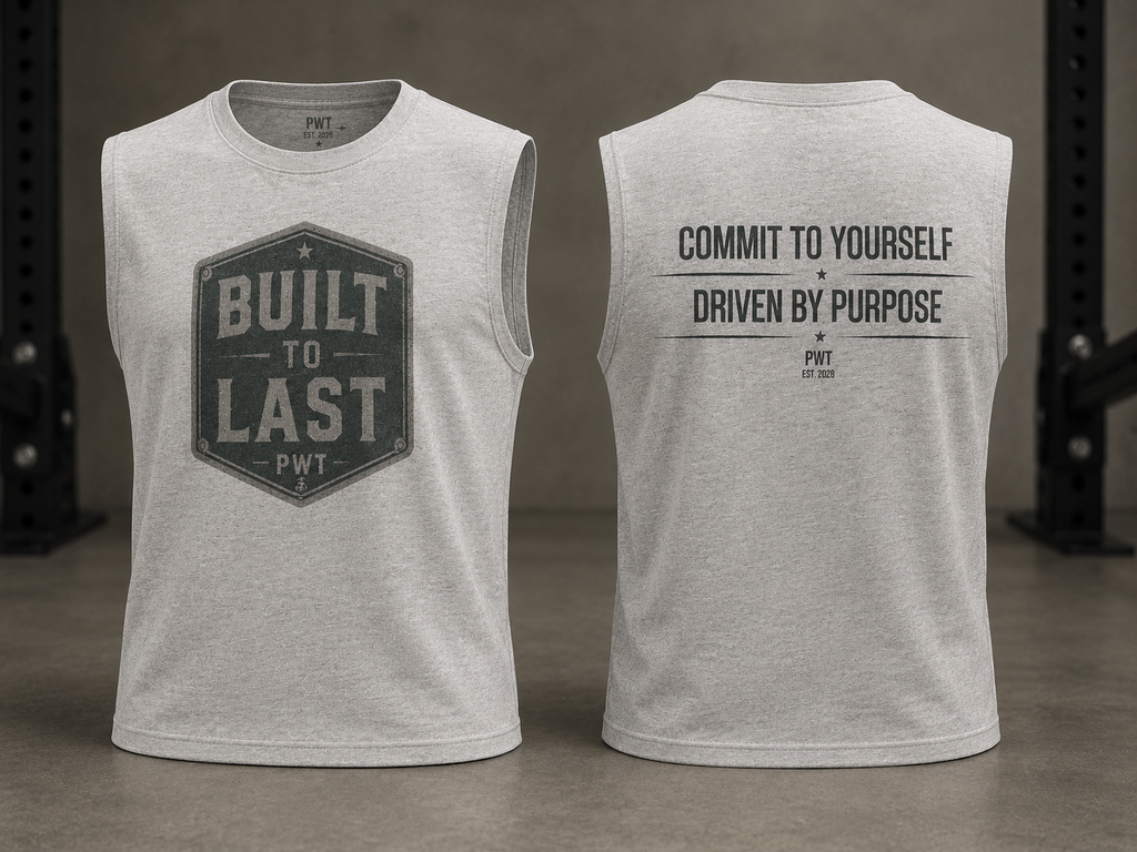 Men's Built to Last – Premium Gym & Lifestyle Sleeveless tee